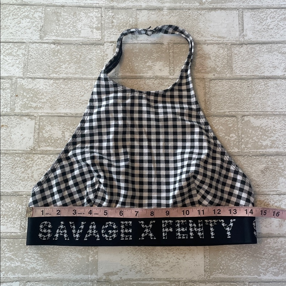 Savage X Fenty black white gingham bra - Picture 7 of 8
